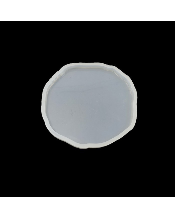 Bardak Altı Reçine Epoksi Kalıp - Dalgalı Oval - B12