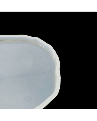 Bardak Altı Reçine Epoksi Kalıp - Dalgalı Oval - B12