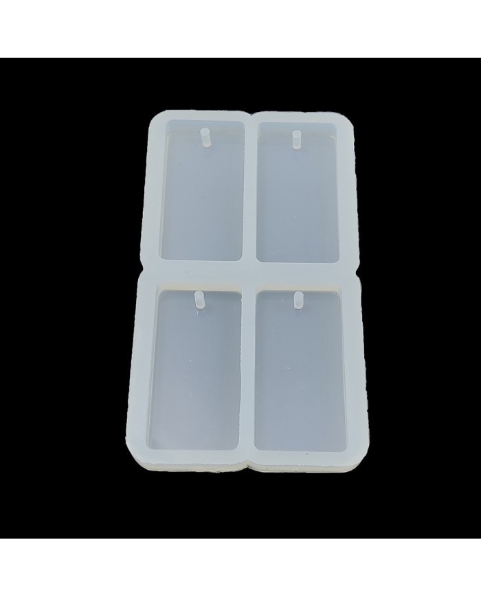 Dörtlü Magent Küçük Takı Epoksi Kalıp - Dikdörtgen - DK2