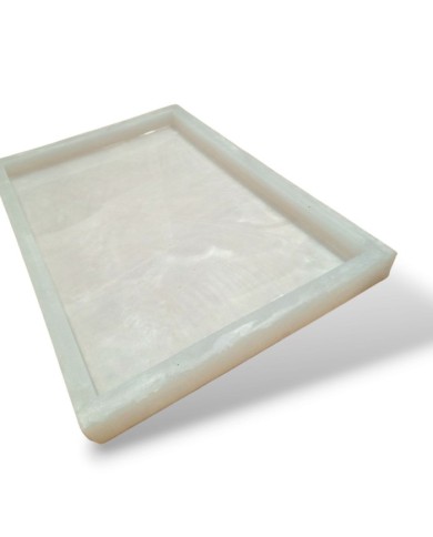 5 Adet Dikdörtgen Resin Epoksi Silikon Kalıp 40 cm x 20 cm x 2 cm