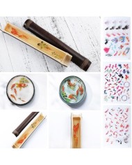 Reçine Epoksi Sticker - Yapraklar 2