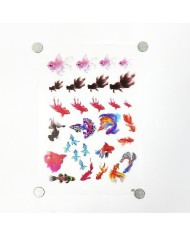 Reçine Epoksi Sticker - Balık 2