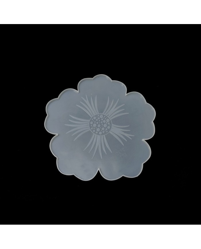 Epoksi ve Beton Silikon Kalıp - Desenli Büyük Çiçek -Kod:280