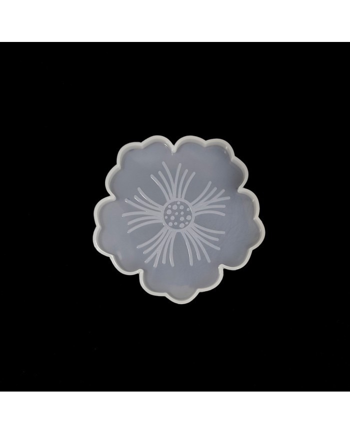 EPOKSİ SİLİKON KALIP - DESENLİ KÜÇÜK ÇİÇEK - Kod:281