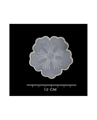 EPOKSİ SİLİKON KALIP - DESENLİ KÜÇÜK ÇİÇEK - Kod:281