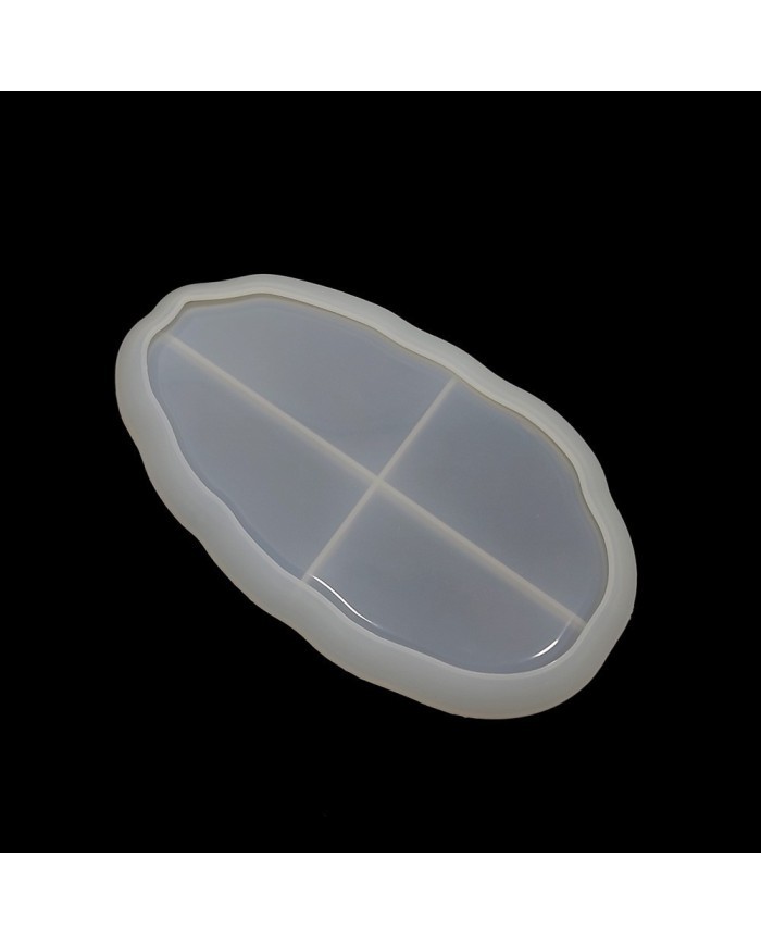 Epoksi ve Beton Silikon Kalıp - Kayık Tabak -Kod:282