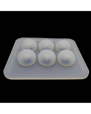 12 mm Yassı Boncuk Kalıbı  - Epoksi Silikon Kalıp -Kod:168