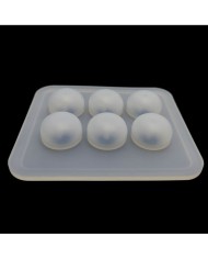 12 mm Yassı Boncuk Kalıbı  - Epoksi Silikon Kalıp -Kod:168