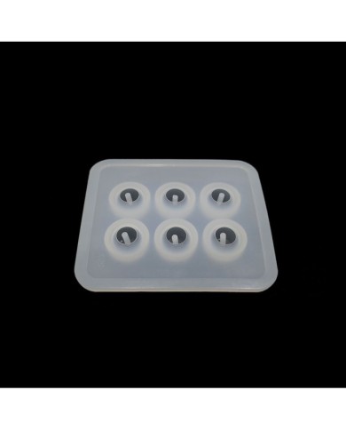 16 mm Yassı Boncuk - Epoksi Silikon Kalıp -Kod:169