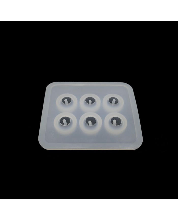 16 mm Yassı Boncuk - Epoksi Silikon Kalıp -Kod:169