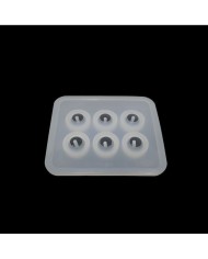 16 mm Yassı Boncuk - Epoksi Silikon Kalıp -Kod:169