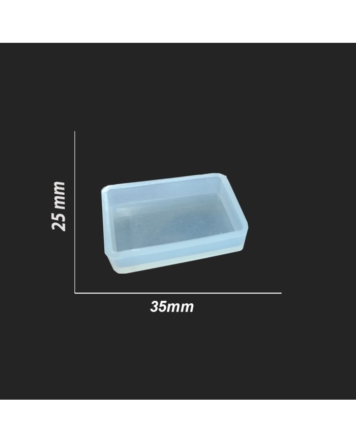 Kolye Reçine Epoksi Kalıp - Dikdörtgen -Kod:150