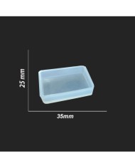 Kolye Reçine Epoksi Kalıp - Dikdörtgen -Kod:150