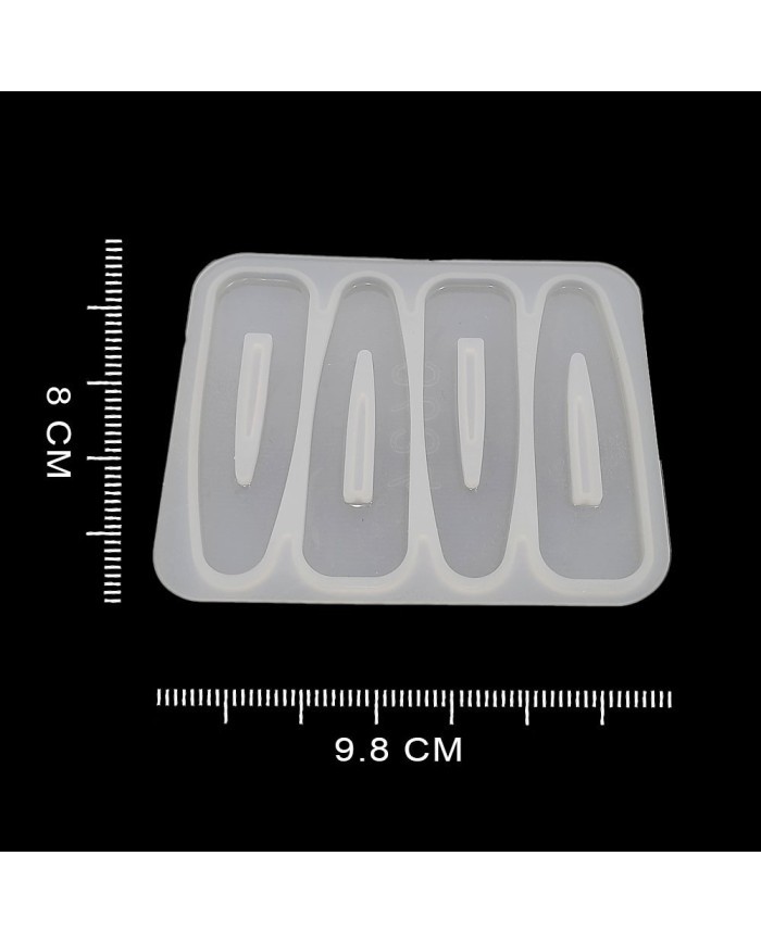 4'lü Toka Epoksi Silikon Kalıp Seti -Kod:263set