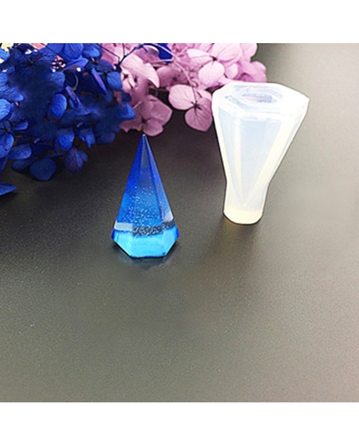 Piramit Reçine Epoksi Kalıp - Kolye -Kod:97