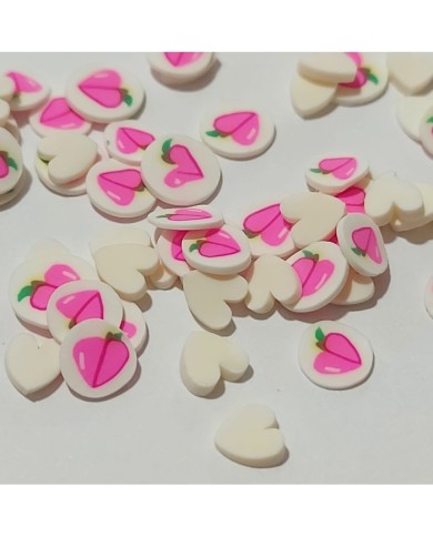 Fimo Çilek Epoksi Tırnak Pulu 5 Gr