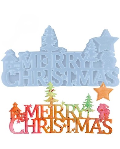 Yılbaşı Epoksi ve Beton Kalıbı  -Kod:298