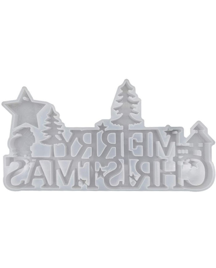 Yılbaşı Epoksi ve Beton Kalıbı  -Kod:298