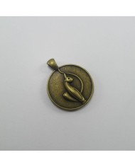 Metal Kolye Ucu - Kedili Adet Seçiniz 25 Renk Seçiniz Bakır