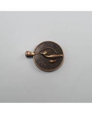 Metal Kolye Ucu - Kedili Adet Seçiniz 25 Renk Seçiniz Bakır