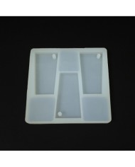 Anahtarlık Ve Küpe Kolye Reçine Epoksi Kalıp -Kod:366