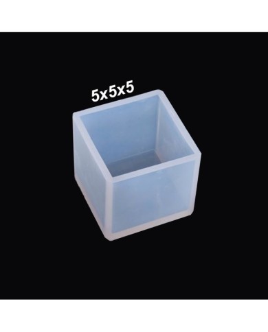 Küp Reçine Epoksi, Mum, Beton ve Sabun Kalıbı - 5cm -Kod:61