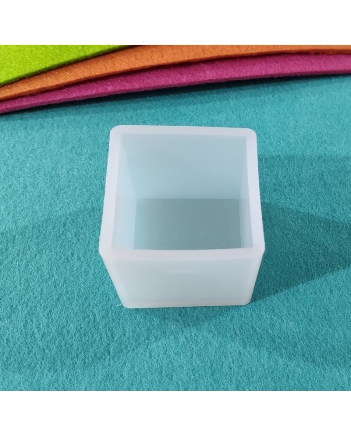 Küp Reçine Epoksi, Mum, Beton ve Sabun Kalıbı - 5cm -Kod:61