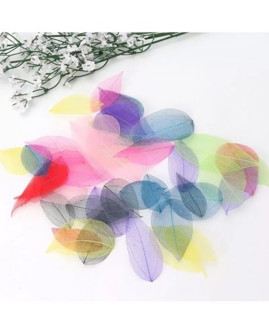 3 Adet - Kumaş Yaprak  - Kırmızı