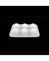 8 mm Reçine Epoksi Boncuk Silikon Kalıp - Yuvarlak -Kod:300