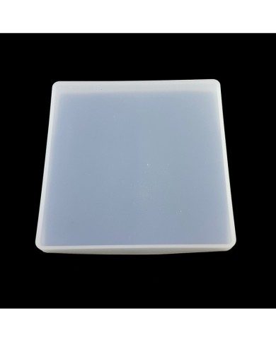 Kare Bardak Altı Dört dörtlük - Epoksi ve Beton Kalıbı-Kod:323