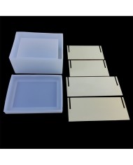 Dikdörtgen Reçine epoksi ve Beton Kalıbı -Kod:324