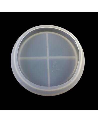 Tek Şekerli ( Çay Tabağı ) - Epoksi ve Beton Silikon Kalıbı-Kod:328