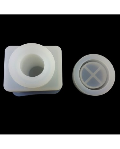 Hava Yapan Kapaklı Kavanoz   Reçine epoksi Kalıp -Kod:343