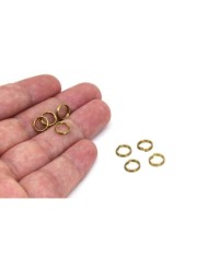 25 Gr / 8mm Gold - ÇİFT TURLU HALKA