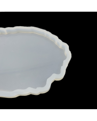 Bardak Altı Reçine Epoksi Kalıp - Oval Dalgalı - B16