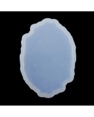 Bardak Altı Reçine Epoksi Kalıp - Oval Dalgalı - B16