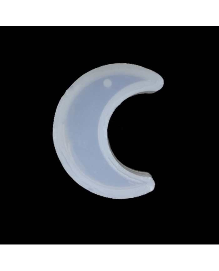 Reçine Epoksi Anahtarlık Ay Modeli Delikli A4