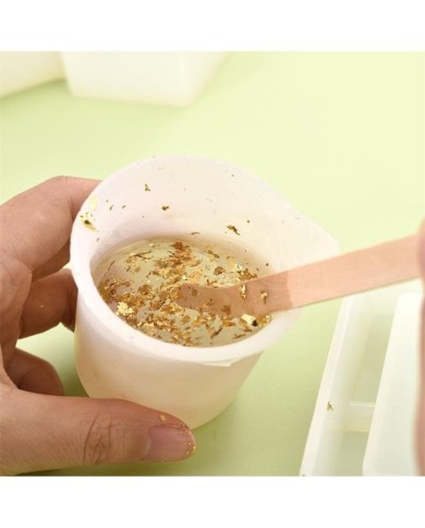 5 Adet Yaprak Varak - Varak Kağıt-Gold