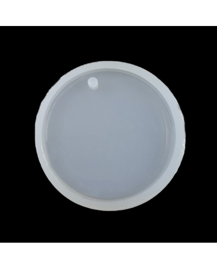 Reçine Epoksi Anahtarlık Magnet Delikli Yuvarlak 6 cm - A1