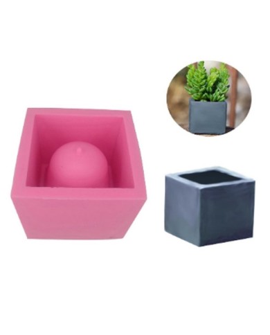 Saksı Beton Kalıbı - Kare