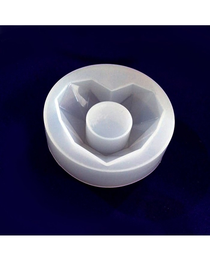 Mum ve Saksı Beton Kalıbı - Kalp - 378