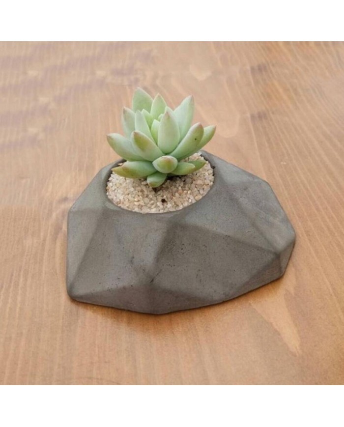 Mum ve Saksı Beton Kalıbı - Kalp - 378