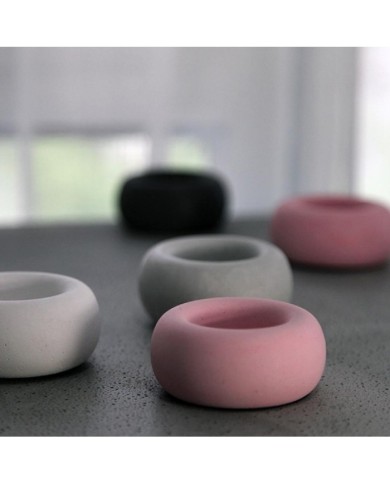 Yuvarlak Tealight Mumluk Silikon Kalıbı