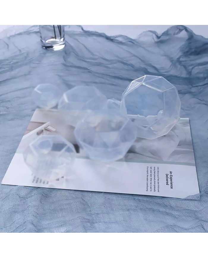 Altıgen Şekilli - Reçine Epoksi ve Mum Kalıbı 6.5 cm -Kod:1015