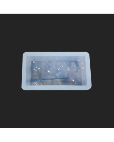 Dalgalı Dikdörtgen Reçine Epoksi  Sabun Kalıbı - Kod: 16