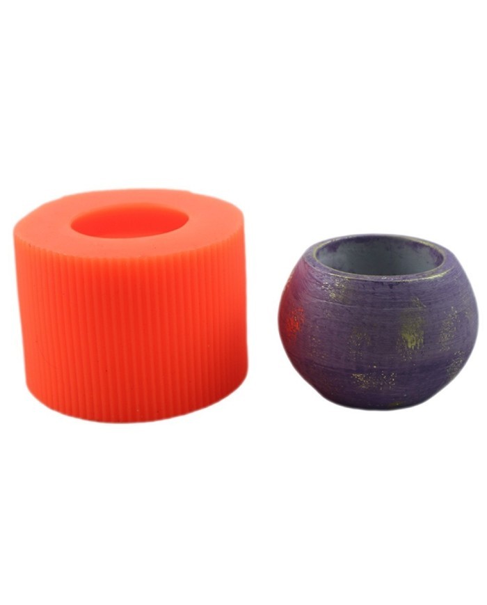 Yuvarlak Beton Saksı Silikon Kalıp - 120