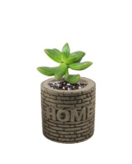 HOME Yazılı Kuyu Beton Saksı Silikon Kalıp - 156