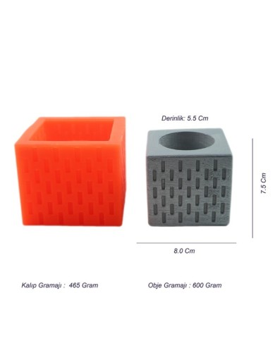 Beton Saksı Silikon Kalıp - 161