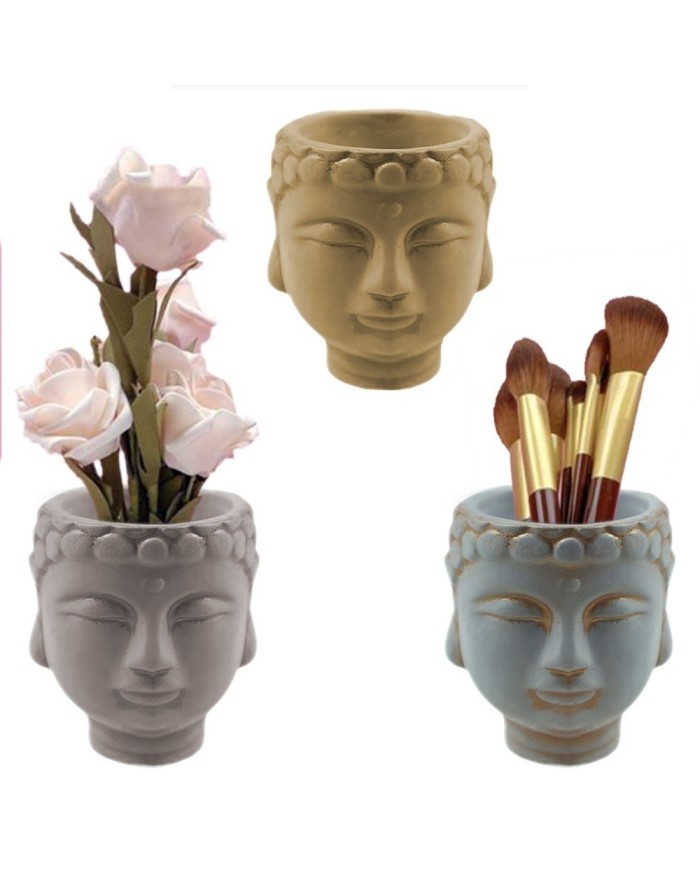 Buda Beton Saksı Silikon Kalıp - 168