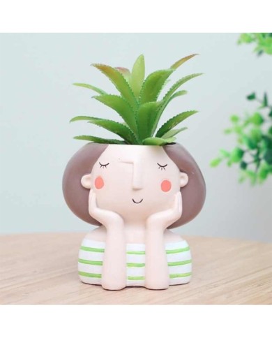 Kız Çocuk Beton Saksı Silikon Kalıp - 170